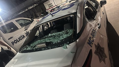 Agreden a Tránsito en Uruapan y vandalizan patrulla tras detención