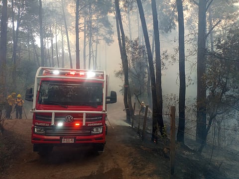 Sofocan al 100% incendio en cerro de La Charanda, en Uruapan