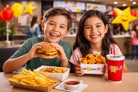 ¡Gratis! Carl’s Jr. celebra el Día del Niño con comida para los peques
