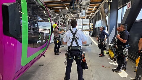 Trabajo mata las fake news: Bedolla sobre supuestas fallas del teleférico