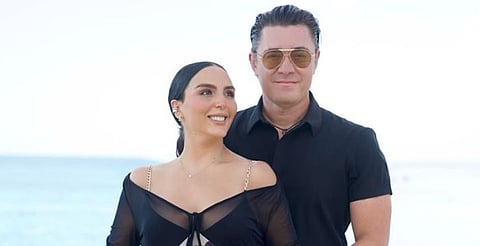 FOTOS: nace bebé de Rosique y Michelle Saide y es un querubín