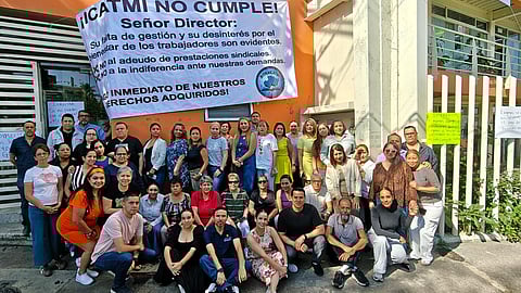 Trabajadores del ICATMI paralizan actividades por adeudos millonarios y violaciones laborales