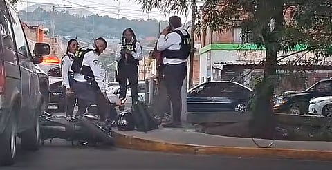 Reportan motociclista arrollado en avenida Solidaridad de Morelia