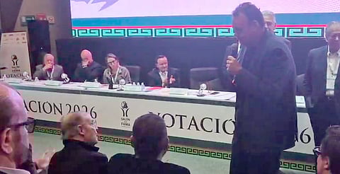 El momento ocurrió en el Salón de la Fama del Futbol en Pachuca