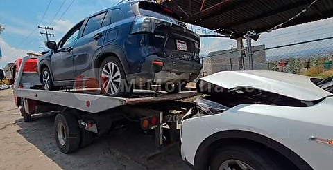 Dos carambolas en Morelos Norte provocan caos vial en Morelia; siete vehículos involucrados