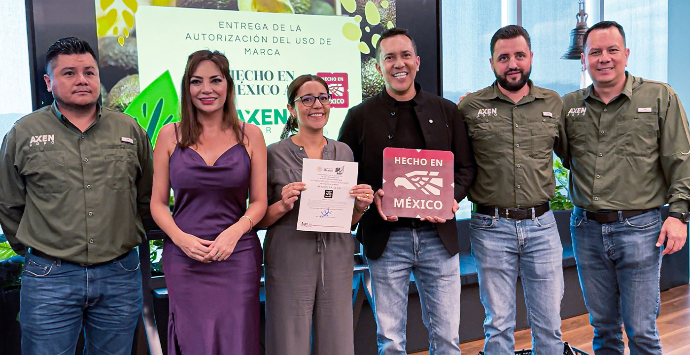 Axen Agro recibe certificación “Hecho en México” y consolida su proyección internacional