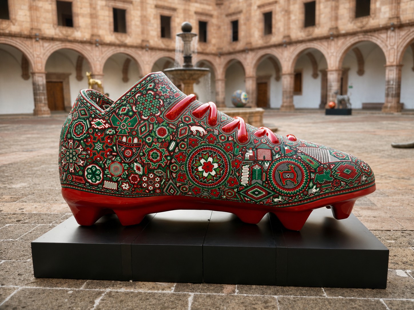 ¡A lo grande! Esculturas de fútbol llegan al Clavijero este Día del Niño