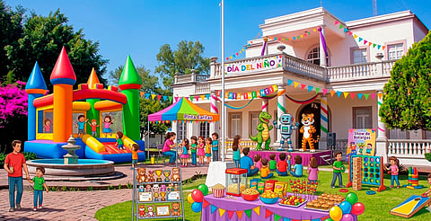 Habrá brincolín gigante, pinta caritas, botargas y juegos recreativos