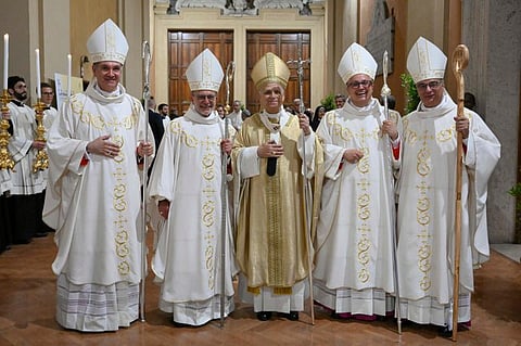 Iglesia de Roma recibe nuevos obispos en ceremonia encabezada por el Papa León XIV