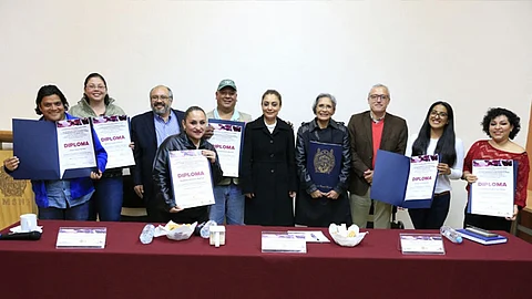 Ellos forman el grupo que terminaron satisfactoriamente el curso