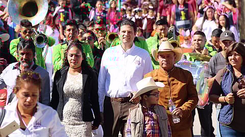 Exhortó a la comunidad a mantener vivas las tradiciones que los caracterizan (Foto: Ayuntamiento de Morelia)