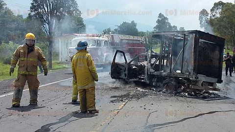 De acuerdo con la información, en el lugar ya se encuentra personal de Policía Michoacán Coeneo (Foto: RED113)
