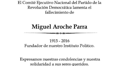 Miguel Aroche Parra nació en Tlapa de Comonford, Guerrero, el 17 de agosto de 1915