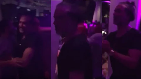 En la grabación el cantante se observa bailando (Foto:captura de video)