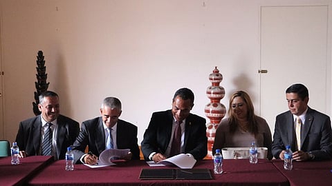 Secretaría de Gobernación y el Consejo del Colegio de Notarios de la entidad firmaron convenio de colaboración