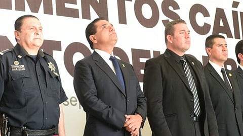 Galería: Rinden homenaje a los elementos de la PGJ caídos en La Huacana