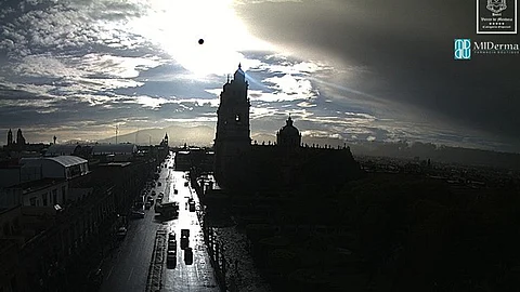 La temperatura máxima en la capital del estado será de 27 Grados Centígrados (Foto: Webcams de México)