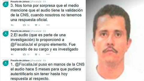 Filtran supuesto audio de ‘El Mencho’ dando órdenes a mando policial de Jalisco