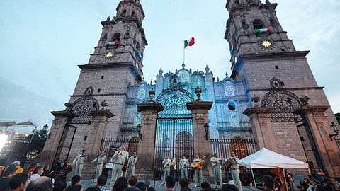 A las 21:00 horas se tendrá la proyección del Video Mapping en la Plaza Valladolid
