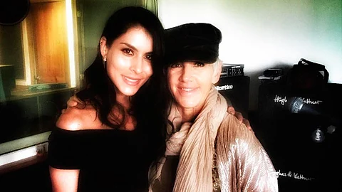 Ana Torroja y María León al termino de los ensayos del miércoles (Foto:Instagram ana_torroja)