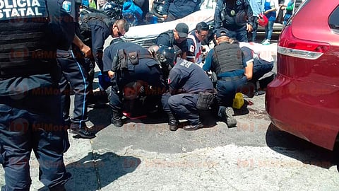 que Nicolás sufrió una fractura expuesta de tibia y peroné