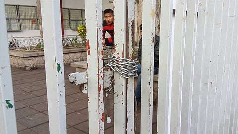 Los estudiantes exigieron a las autoridades nicolaitas poner fin al conflicto que lleva ya 43 días (Foto: ACG)