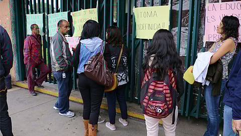 Puertas cerradas en CU y otras facultades nicolaitas desde hace 63 días (Foto: ACG)