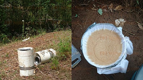 Los uniformados “peinaron” la zona en busca de los operadores del lugar