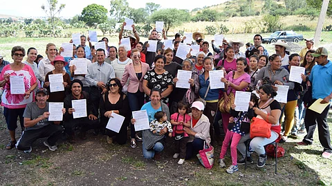 Fueron beneficiadas 100 familias de la comunidad Uruétaro