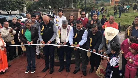 Martín García Avilés fue acompañado en este evento por el presidente municipal de Zacapu, Gerardo Torres Ochoa