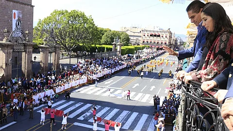 Personajes como las “adelitas”, engalanaron el evento