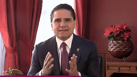 Mandó sus mejores deseos mediante un video