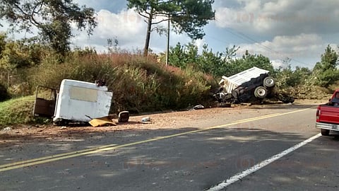 Los accidentes se registraron durante este lunes