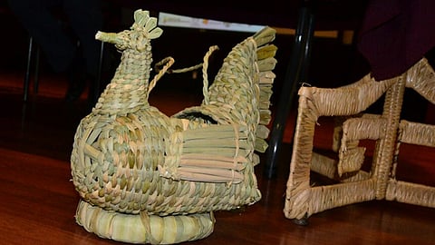 La artesanía michoacana de fibra vegetal ha logrado la exportación a diversos países (Foto: ACG)