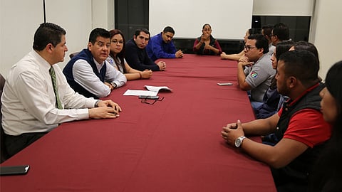 El funcionario prometió la dignificación de ese centro de trabajo (Foto: SSP)