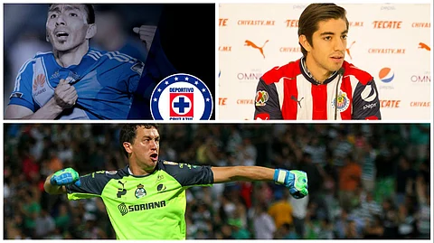 Marchesín, Pizarro y Mena encabezan los fichajes de invierno.(Foto Cortesía twitter.com, record.com.mx, la afición.com.mx)