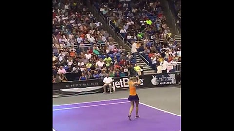 La ex número uno del mundo no resistió la tentación al escuchar la canción “María” (Foto: @10Benedetto)