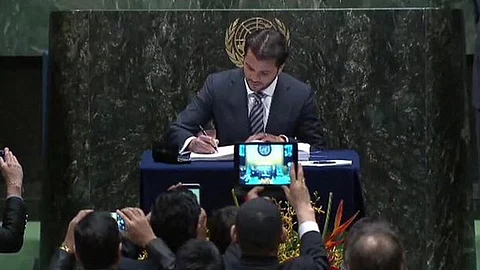 Pacchiano acudió al Panel Intergubernamental en representación del presidente Enrique Peña Nieto