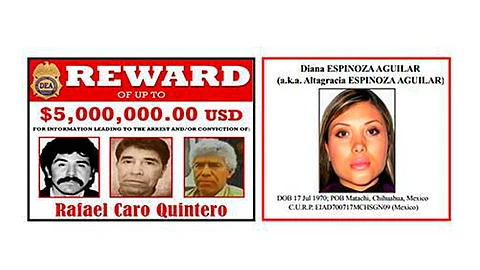 Caro Quintero es uno de los líderes históricos del narcotráfico mexicano