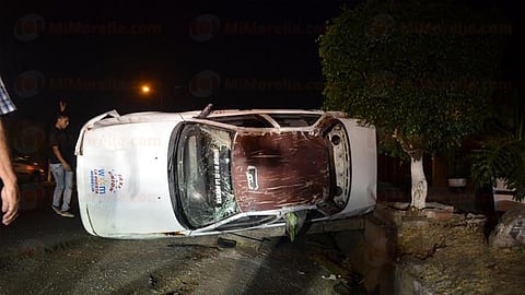 El suceso fue la noche de este jueves a la altura de la colonia Sindurio