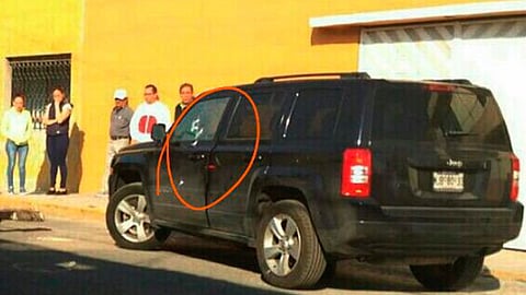 En el lugar se encontraron cartuchos percutidos calibre .9 milímetros (Foto @MrElDiablo8)