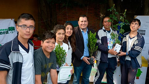 Hizo un llamado a cuidar los árboles y el medio ambiente en general
