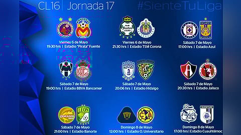 La Jornada comienza con el duelo entre Veracruz y Monarcas Morelia