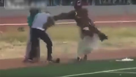 Ocurrió en un estadio de Ghana (Foto: YouTube)