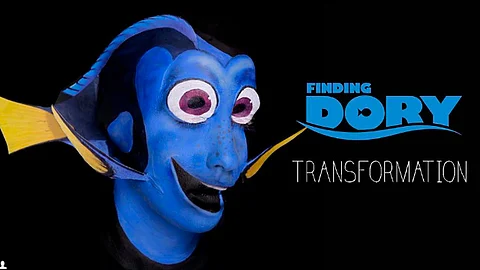 Video: Mira a esta artista del maquillaje transformarse en Dory