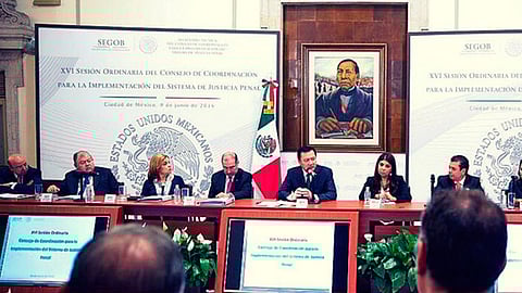 Osorio Chong dijo que la reforma al  Sistema de Justicia se tomó como un compromiso de Estado