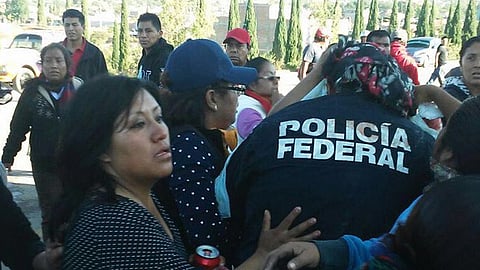 Seis elementos de la SSP de Oaxaca se encuentran heridos de bala (Foto Twitter: @SSP_GobOax)