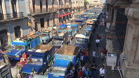 La circulación comienza a congestionarse en la zona