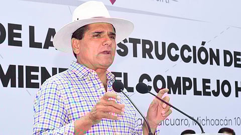 "En todo esto los afectados son los niños michoacanos", lamentó (Foto ACG)