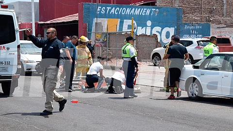 El ataque se presentó en la calle Chihuahua, entre No Reelección y Guerrero (Foto: tribuna.com.mx)